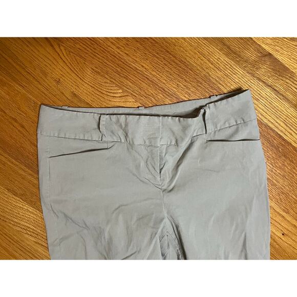 The Limited Exact Stretch‎ khaki pants size 10 R 2 inch waistband belt loops - Picture 2 of 5